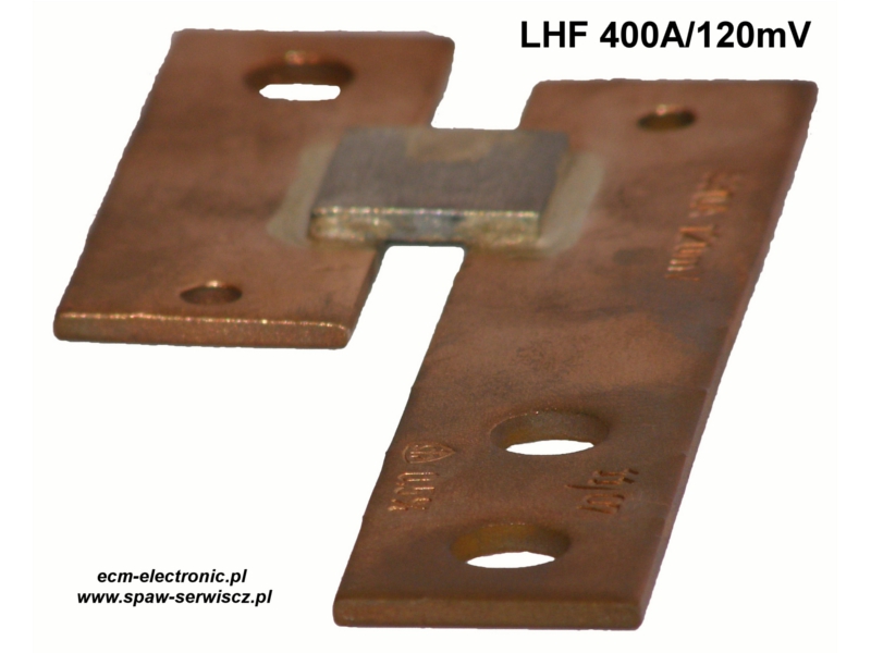 Bocznik pomiarowy prdu staego LHF 400A/120mV/TP-0,5